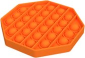 POP-IT Fidget Toy Oranje- Tijdelijk Gratis 1x fidget cube bij elke bestelling T.W.V. € 9,99