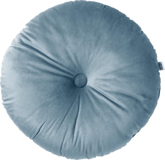 Dutch Decor OLLY - coussin ronde 40 cm Provincial Blue