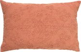 Dutch Decor EVY - Kussenhoes van katoen Muted Clay 40x60 cm - roze - met rits