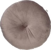 Dutch Decor OLLY - coussin ronde 40 cm Driftwood - taupe