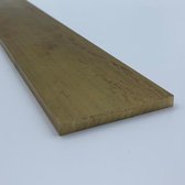 Barre plate en laiton 60x5mm - 50 centimètres