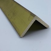 Profil d'angle en laiton 15x15x3mm - 50 centimètres