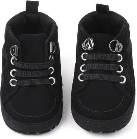 inleveren hervorming Nylon Nette baby schoenen voor jongens 0-6 maanden: PU Leer, Katoen Zool,  Anti-Slip Kleur: Zwart | bol.com