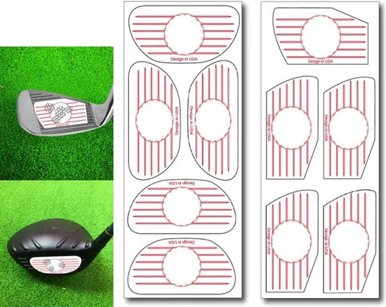 Jobber Sports Golf Impact Stickers - Strike Training 50 Stuks