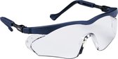 Uvex veiligheidsbril skyper sx2 9197-065 blauw montuur heldere lens UV 2-1 2 optidur NCH