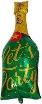 folie ballon champagne fles Circa 1 meter groot inclusief sleutelhanger beer