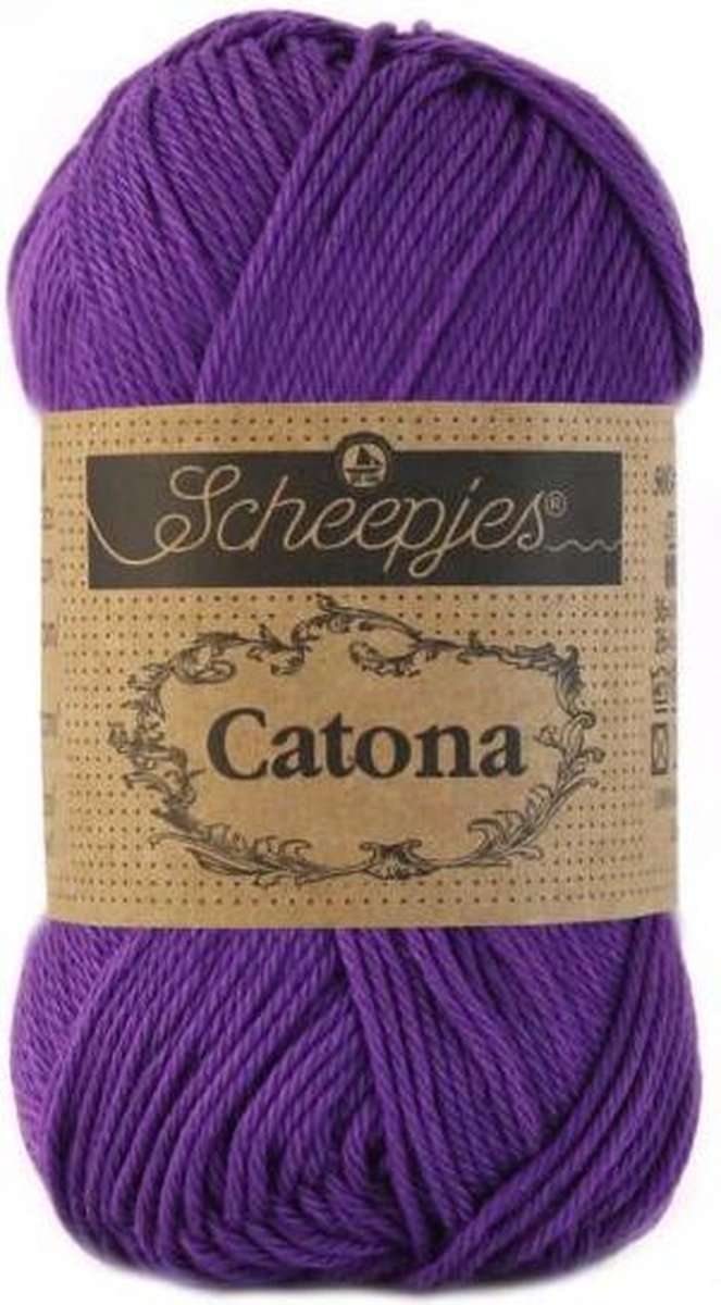 Scheepjes Catona- 521 Deep Violet 10x50gr