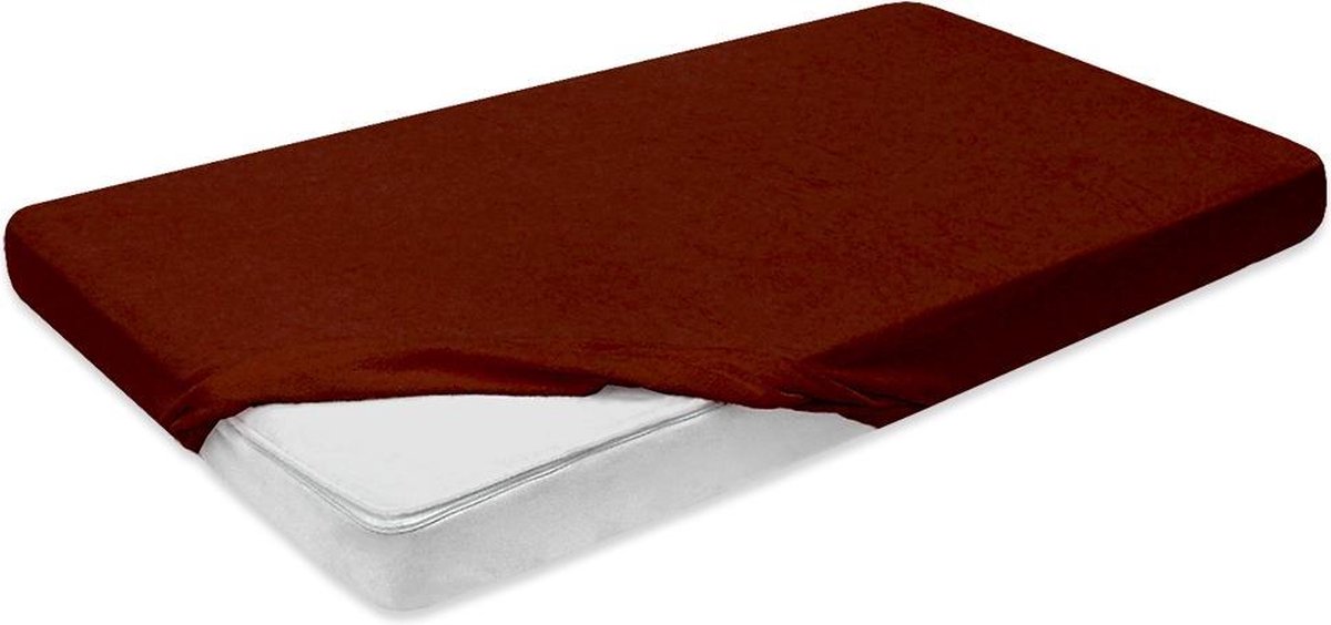 Terry  Matrashoes met rubberen band 150/160x200
