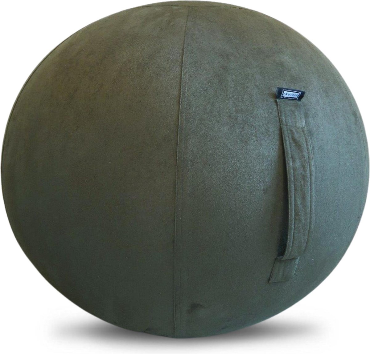 Fruscle ® Ergonomische Bureaustoel Zitbal 75 cm Groen | Suède | Bureaubal| Luxe Yogabal Zitbal -