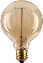 Edison kooldraad lamp, vintage retro gloeilamp, filament antiek bulb, E27 grote fitting 60 watt- G95 Eekhoorn Retro Lights