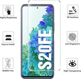 Screenprotector geschikt voor Samsung Galaxy S20FE screenprotector - Tempered glass voor Galaxy S20 FE Screen protector – Case friendly - EPICMOBILE