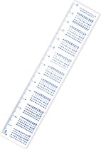 Liniaal Tafels Leren 1 tot en met 10 Basisschool | 15 centimeter