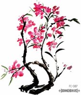 Temporary tattoo | tijdelijke tattoo | fake tattoo | bloesem - blossom | 105 x 120 mm