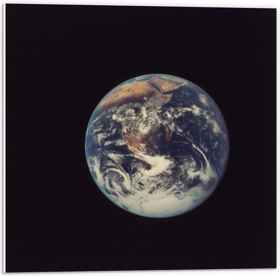 Forex - de Aarde van Dichtbij - 50x50cm Foto op Forex