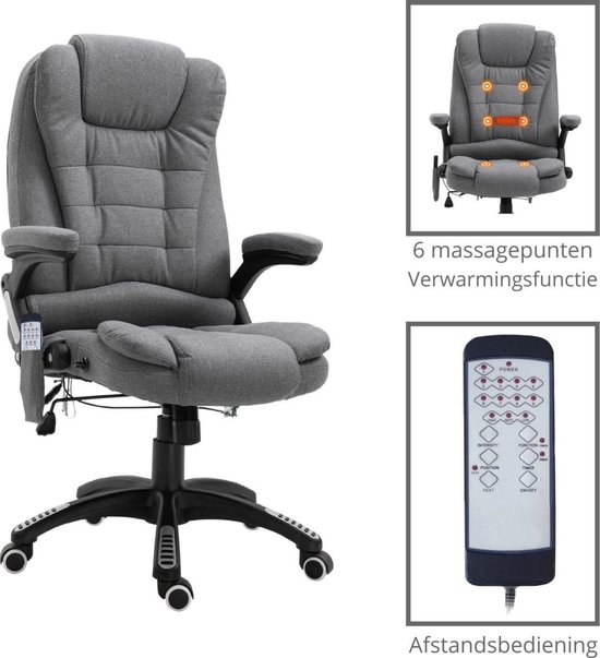 Bureaustoel - Bureaustoel ergonomisch - Directiestoel - Massage stoel