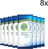 Dettol Cleaning Wipes Power & Fresh - Nettoyant - 80 pièces x8