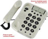 GEEMARC DALLAS 10 Big Button telefoon - wit - ook zeer geschikt voor SLECHTZIENDEN