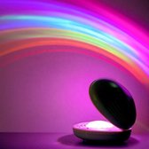 Nachtlamp kinderen - regenboog - schelp - LED - oplaadbaar - projector -  draadloos - speelgoed - verjaardag - cadeau - blauw