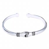 Tibertaans- zilveren-handjes- armband- Charme Bijoux