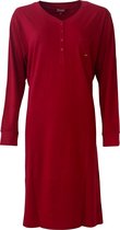 Medaillon dames nachthemd  Rood MENGD2802B - Maten: XL