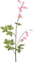 Viv! Home Luxuries Fritillaria - zijden bloem - gebroken hartje - roze - 98cm - topkwaliteit