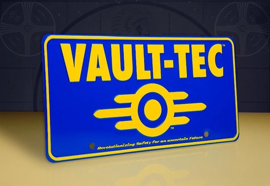 Fallout: Vault-Tec Metal Sign (Collectors Edition) Metal Sign /Merchandise