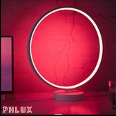 Phlux | LED Tafellamp | Oneindig veel kleurcombinaties | LED bureaulamp | Unieke lamp voor sfeer | Verschillende lichtstanden | Meerdere lichtsterktes | Afstandsbediening inbegrepen