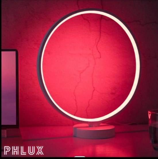 Phlux | LED Tafellamp | Oneindig veel kleurcombinaties | LED bureaulamp |  Unieke lamp... | bol.com