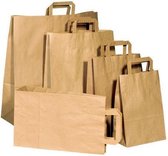 Papieren draagtassen 22 x 10 x 32 cm 250 st