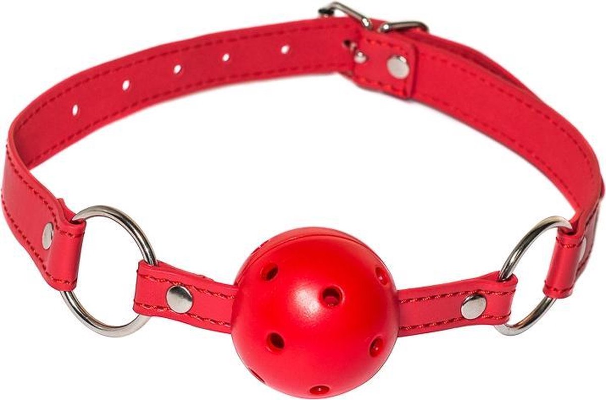 Goedkoopste Ball Gag - Parabenen Vrij - BDSM - Bondage - Luxe Verpakking - Party Hard - Firecracker