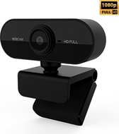 Jumalu Webcam full HD (1080p) - Met ingebouwde microfoon - USB Webcam voor PC - Zwart