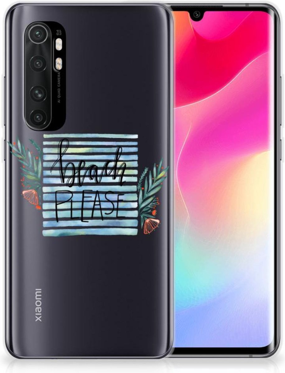 Xiaomi Mi Note 10 Lite Telefoonhoesje met Naam Boho Beach