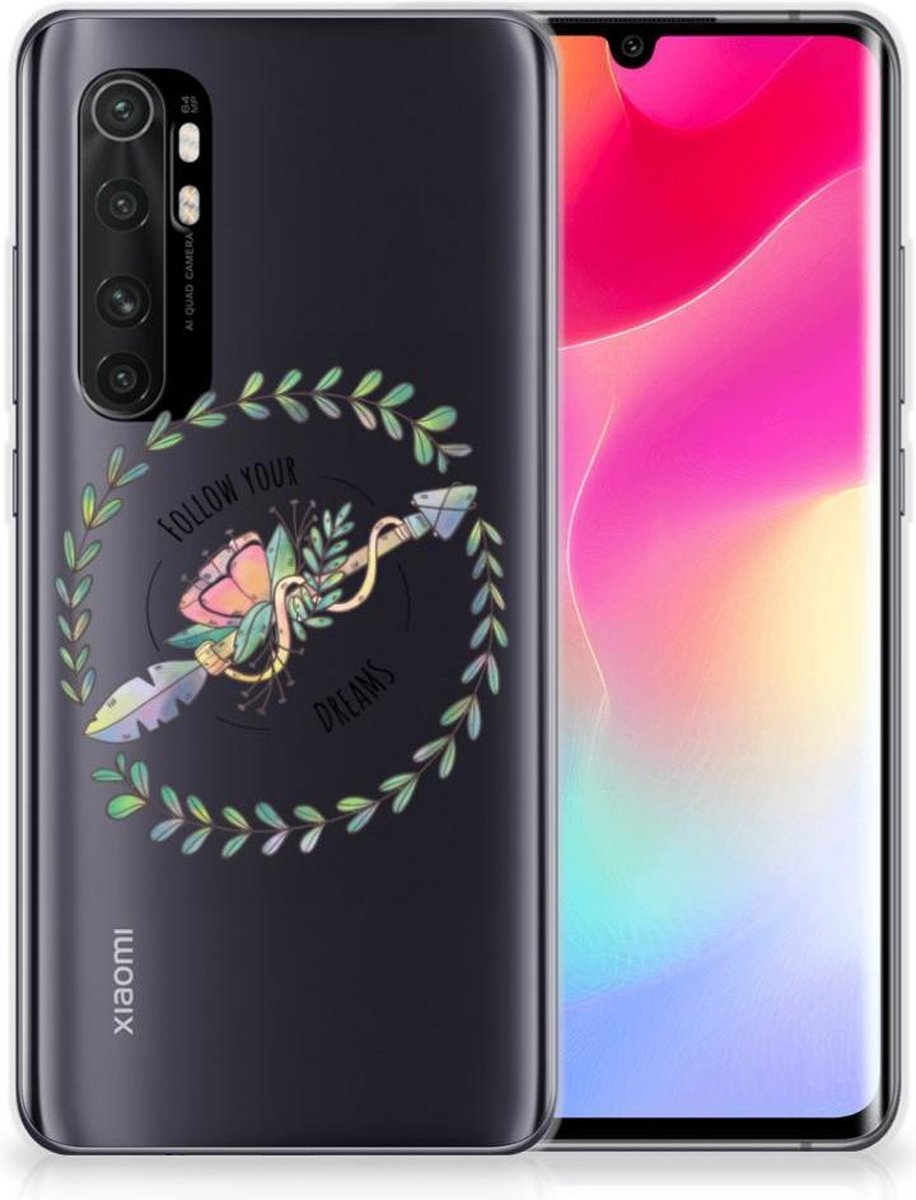 Xiaomi Mi Note 10 Lite Telefoonhoesje met Naam Boho Dreams