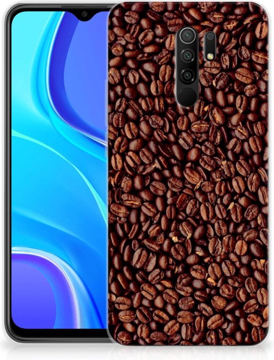 Xiaomi Redmi 9 Siliconen Case Koffiebonen