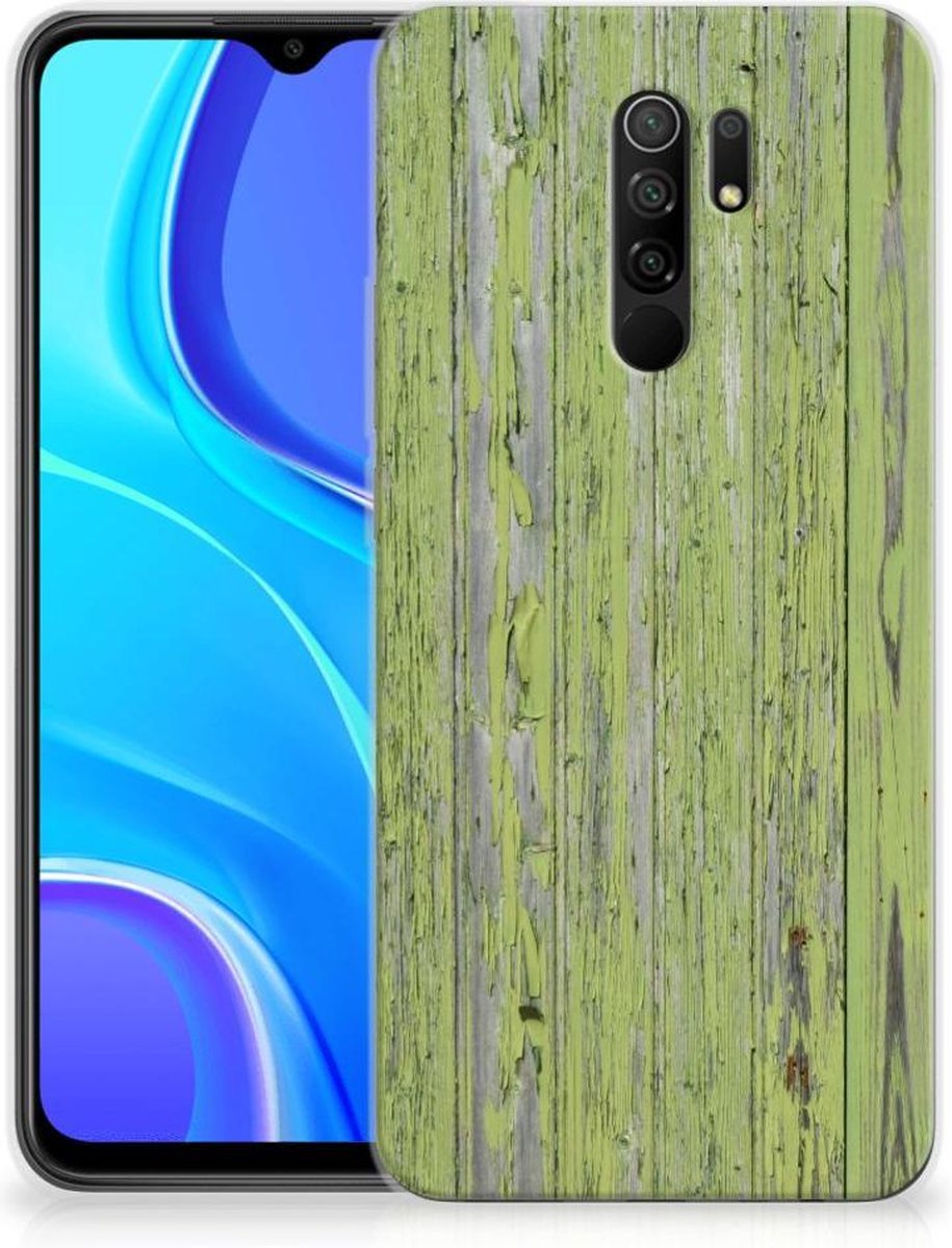 Xiaomi Redmi 9 Bumper Hoesje Green Wood