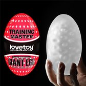 Lovetoy - Giant Egg Masturbator Ei - Rood
