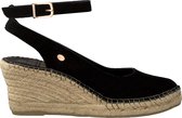 Fred de la Bretoniere 153010158 Espadrilles - Met Sleehak - Dames - Zwart - Maat 38