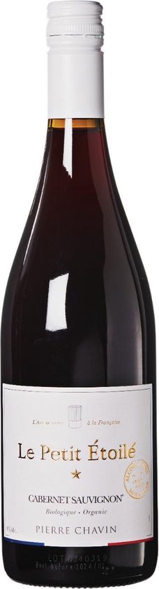 Alcoholvrije Rode Wijn Le Petit Etoile Cabernet Sauvignon 75cl Doos 6  Flessen BIO | bol.com
