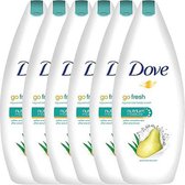 Dove GoFresh Pear - 500 ml - Douchegel - 6 stuks - Voordeelverpakking