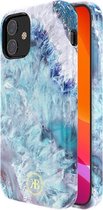 Crystal BackCover - Telefoonhoesje - Hoesje voor iPhone 12 mini 5.4'' - Blauw