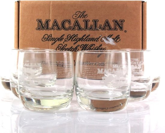 Macallan Branded Tumbler Glasses x 6 | bol.com