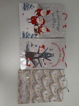3 grote kersttassen