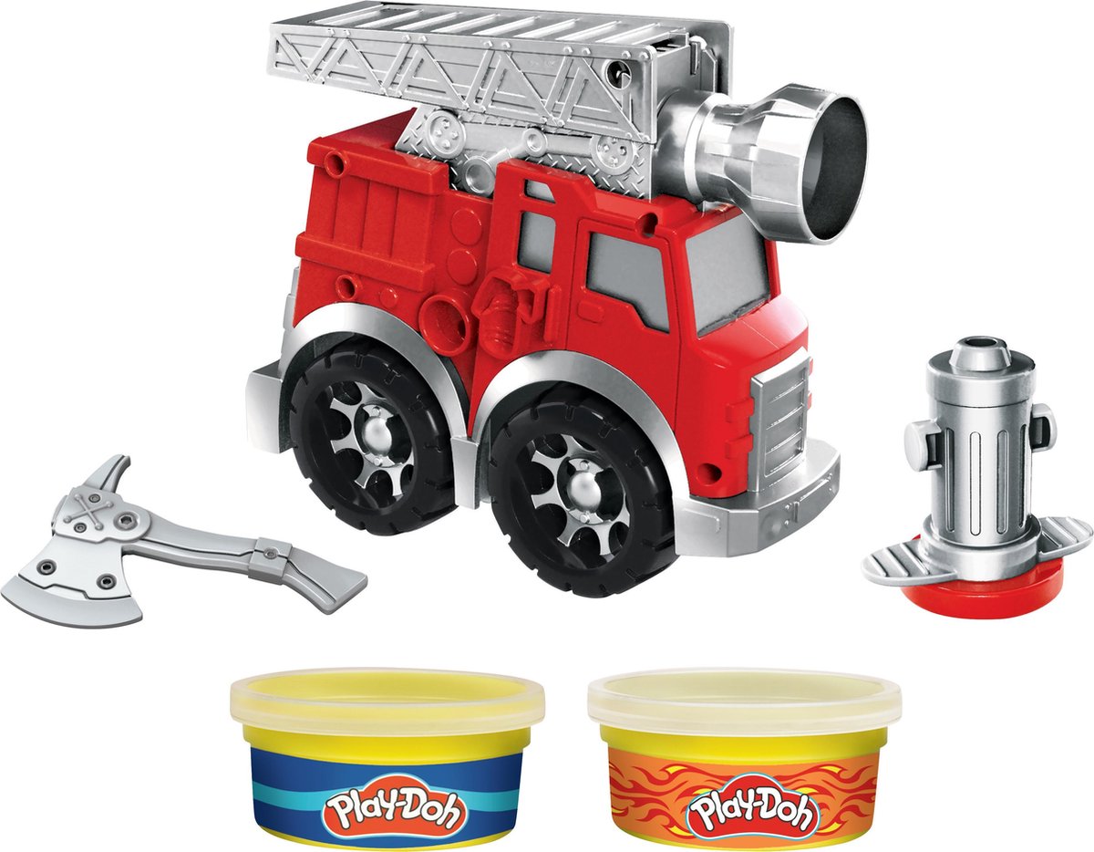 Play-Doh Wheels Brandweerwagen - Klei Speelset - Play-Doh
