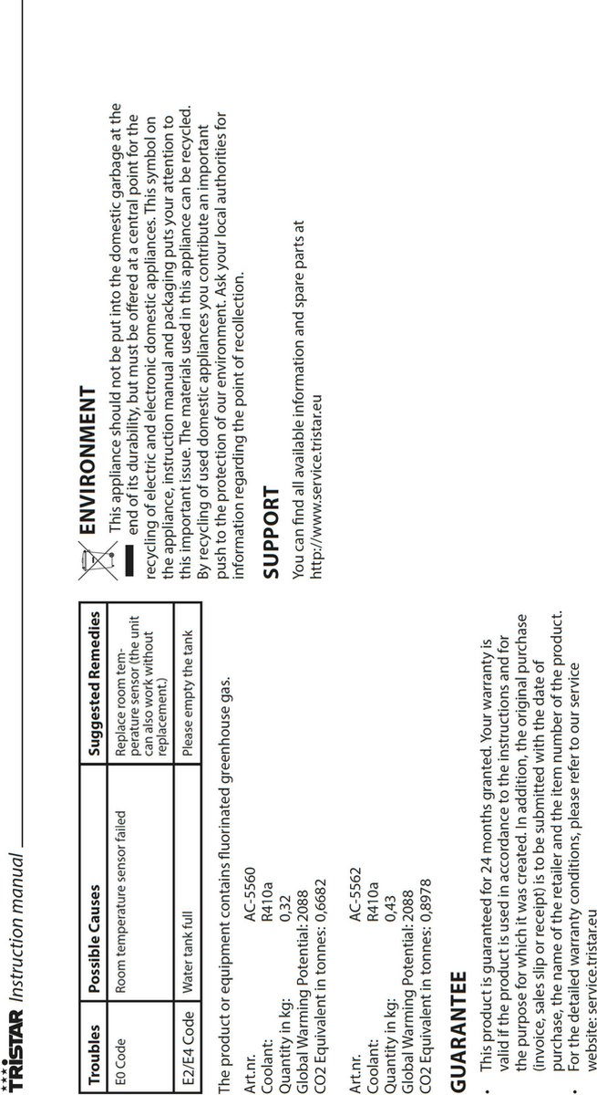 Afbeelding 2 van Mobiele Airco - Tristar AC-5560 - Mobiele airconditioning -