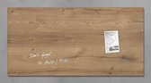 Sigel SI-GL258 Glasmagneetbord Artverum 910x460x15mm Natural Wood