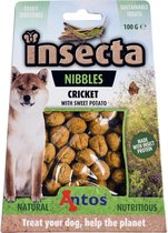 Insecta Nibbles Krekel & Zoete Aardappel Insecten Snacks Hondensnacks Cricket & Sweet Potato Honden
