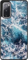 Samsung S20 FE hoesje - Oceaan | Samsung Galaxy S20 case | Hardcase backcover zwart