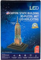 Empire State Building 3D-puzzel met led-verlichting
