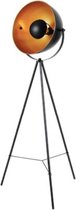 Designlamp - Design vloerlamp - Lamp - Lampenkap - Licht - Design lamp - Lampenkap met gouden binnenzijde - Met poten - staande lamp