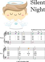 O Holy Night Easy Piano Sheet Music with Colored Notes eBook by Adolphe  Adam - EPUB Book